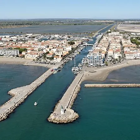 Confortable 3/4 Pers, 100m Plage, Parking Privé Au Grau-du-roi - Fr-1-307-20 Appartement